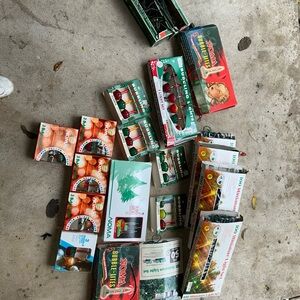 Lot of vintage Bubble light and Assorted Christmas Light Sets